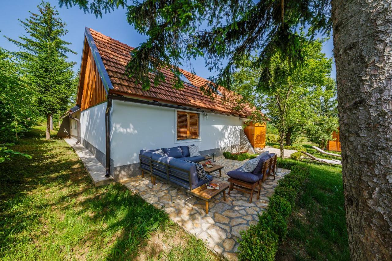 Beautiful Cottage With Heated Pool For 22 Ppl Plaški エクステリア 写真