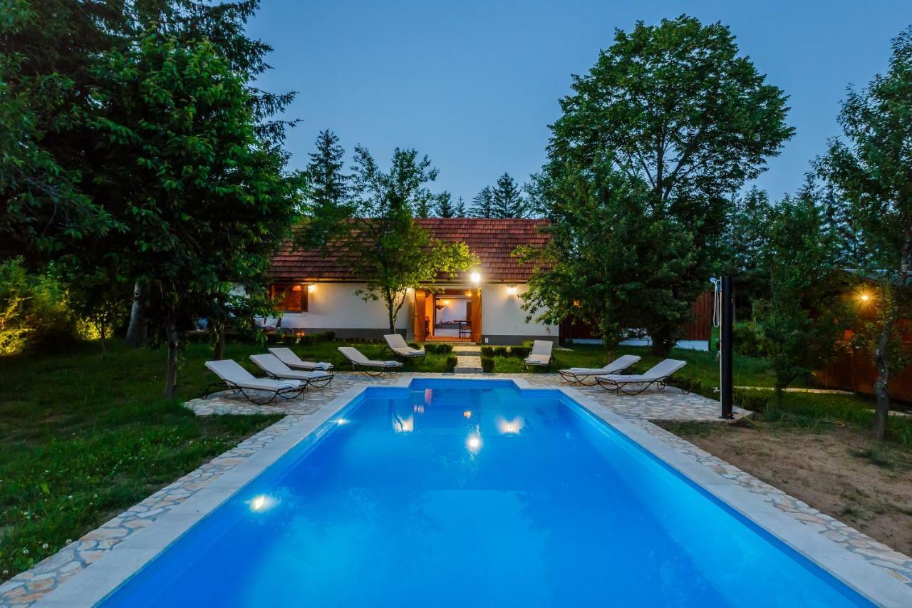 Beautiful Cottage With Heated Pool For 22 Ppl Plaški エクステリア 写真