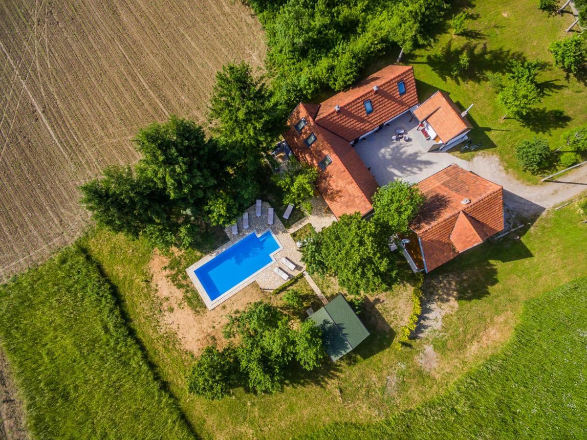 Beautiful Cottage With Heated Pool For 22 Ppl Plaški エクステリア 写真